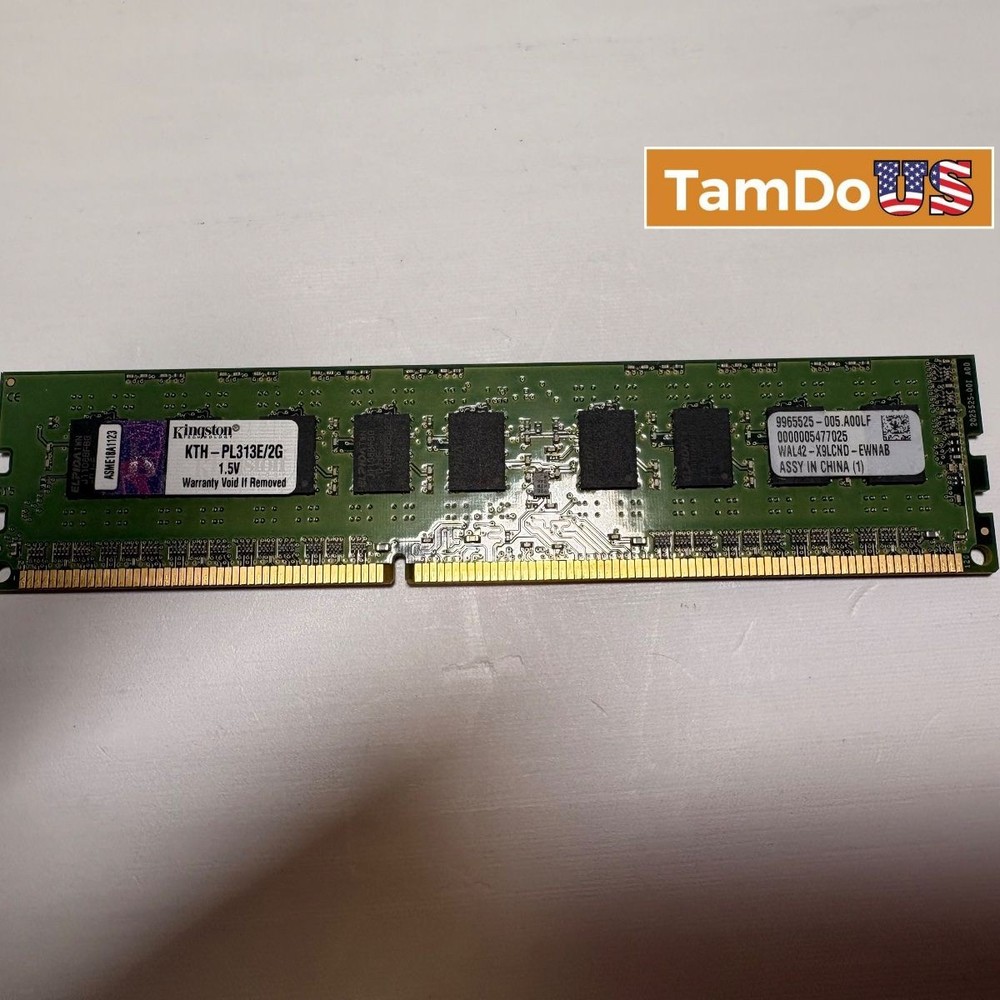 Kingston 2GB DDR3 1333MHz ECC UDIMM Server RAM KTH-PL313E/2G 1.5V