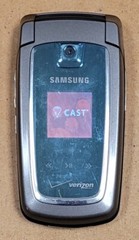 Samsung SCH-U550 – Dark Gold and Black ( Verizon ) Very Rare Cellular Flip Phone