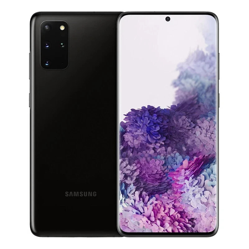 Samsung Galaxy S20 Plus 5G SM-G986U 128GB 12GB Unlocked Black Excellent