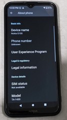 Nokia G100 (TA-1430) -32 GB – Blue-Unlocked – Excellent condition
