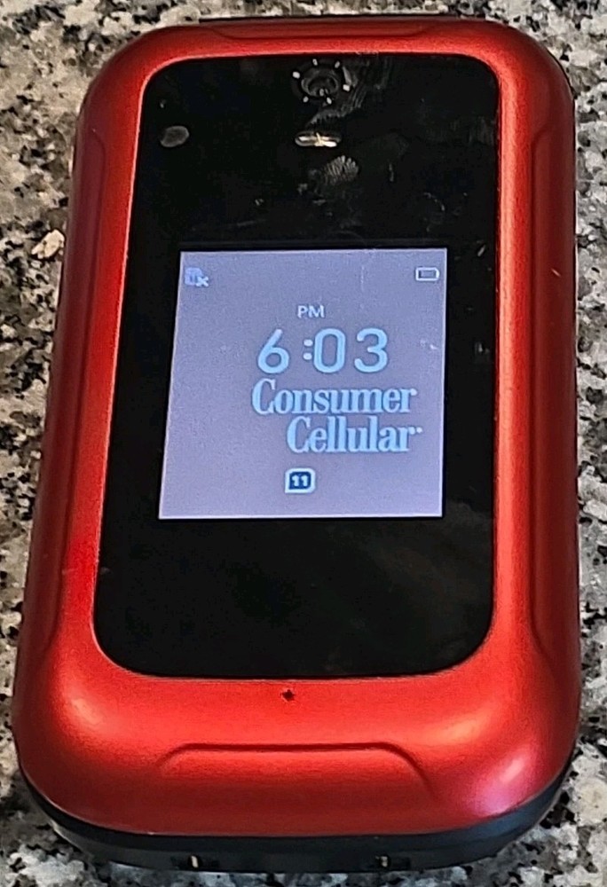 IRIS EASY FLIP, SH3320, 4G-LTE, E-Sim, Consumer Cellular, Prepaid, Senior, Big