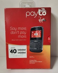 PayLo by Virgin Mobile Kyocera Phone – New in Box