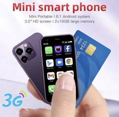 SOYES XS15 3G Mini Smartphone 3.0inch WiFi GPS Quad Core Android 8.1 Cell Phone