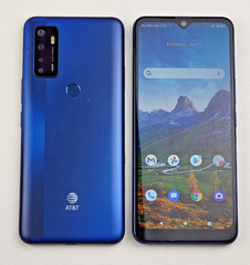 AT&T EA211001 Radiant Max 5G 6.8&Prime; 64GB Storage 4GB RAM Electric Blue LTE Prepaid