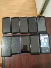 Lot of 10 Mixed Brand VORTEX /coolpad/BLU/NUO and other 16GB Smartphone