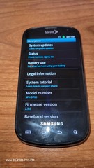 Samsung Epic 4G Smartphone Black Sprint SPH-D700 + 4x batteries + 16GB SD Card