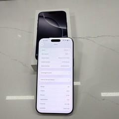 Apple iPhone 16 Pro Max 512GB Black Titanium with box read description