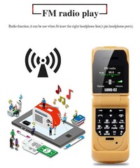 Unlocked J9 Mini Filp Dialer Cellphone GSM Mobile Card Phones FM Radio BT 3.0