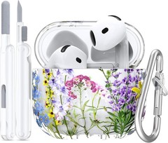 Case Cover for AirPods 4th Generation 2024, Wireless Charging, Shockproof TPU