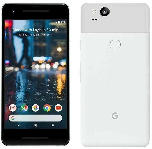 Open Box Google Pixel 2 5.0&Prime; 128GB Unlocked Smartphone White