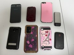 Random Lot of 8 Cell Phones Untested, for Parts or Repair Assorted Apple Samsung