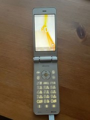 Sharp docomo SH-01J Gold Aquos Keitai Flip Phone SIM Unlocked Tested Japan