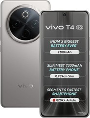 vivo T4 5G (Grey 256GB 12GB) Snapdragon 7s Gen 3 5G Processor Global Version