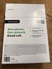 CRICKET WIRELESS ICON PLUS 64GB, 4GB RAM (Prepaid), Black – Brand New