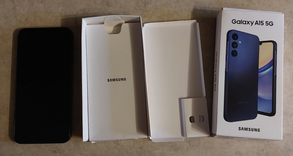 For Xfinity ✨Samsung Galaxy A15 5G 6GB RAM 128GB A154U Blue Black – Open Box