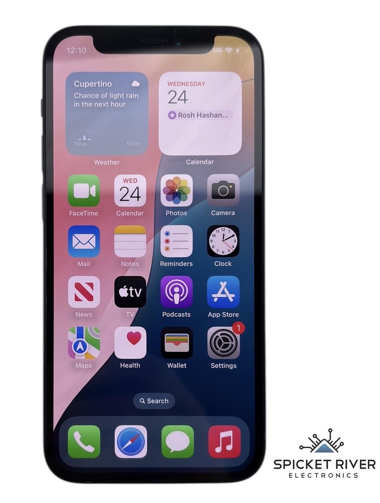 Apple iPhone 12 Mini – A2176 – 64GB – Unlocked – Black iOS Smartphone