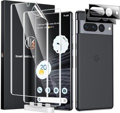 2+2 Pack for Google Pixel 7 Pro Screen Protector & Camera Lens Protector, HD Ult