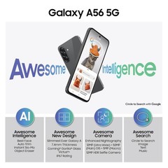 Samsung Galaxy A56 5G Awesome Graphite 8GB 256GB Global Version Unlocked