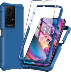 For TCL K32/K33 5G 2025 Phone Case with Tempered Glass Screen Protector,Slim Sof