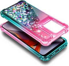 Designed for Motorola Moto G-2025/2026 & Moto G Play 2026 Case, Pink/Aqua Bling