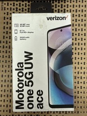 Verizon Prepaid Motorola One 5G Ace 64GB 48MP 6.7&Prime; Display Brand New Sealed