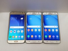 LOT OF 3 Samsung Galaxy J7 SM-J700T SM-J700H/DS 16GB White Gold UNLOCKED
