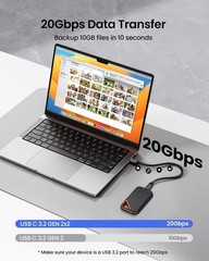 240W Type-C Fast Charger Adapter for iPhone 17, MacBook 3.3FT Cable