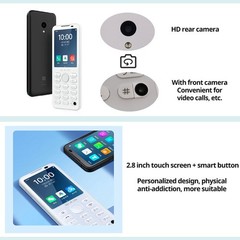 Unlocked MINI QIN F21 PRO 4G LTE Android 11 Smartphone QWERTY Keyboard Mobile