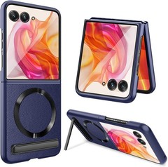 1. For Motorola Razr+ (Plus) 2024 Case Slim Precision Fit PU Leather Shockproof