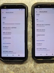 Lot of 2 Kyocera Duraforce Pro 3 – E7200 Black – 128GB – Verizon FOR PARTS