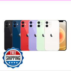 Apple iPhone 12 64GB – Unlocked, Black/Blue/White/Purple, Free Shipping & Retur