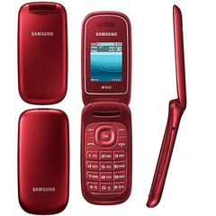 Samsung GT-E1272 2G GSM 900 1800 Dual SIM Flip Phone Cellphone One-year warranty