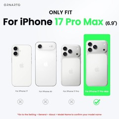 Slim Liquid Silicone Case for iPhone 17 Pro Max 6.9&Prime;, 3 Layers Soft Gel Rubber C