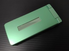 SHARP AQUOS Keitai 3 805SH Green Softbank Unlocked SIM Free Flip Phone Used JPN