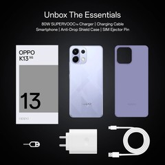 OPPO K13 5G (Black 128GB 8GB RAM) Snapdragon 6 Gen 4 Processor Global Version