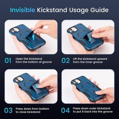 For iPhone 12 /12 Pro Case with Shockproof Protection & Screen Protector MagSafe
