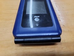 AT&T Cingular Flex 2 U1030AA 4G LTE Blue Flip Phone, 2MP, Android