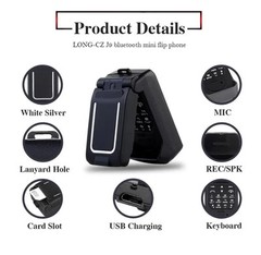 Unlocked J9 Mini Filp Dialer Cellphone GSM Mobile Card Phones FM Radio BT 3.0