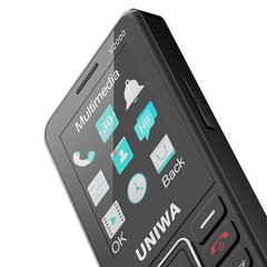 4G LTE Mobile Dual SIM Big Button Phone SOS Keyboard Torch Global UNIWA V2000