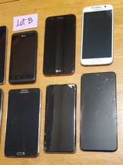 SALE! Lot 10-Samsung Galaxy S10, S6, Note 5, Note 3 LG Thrill *Untested! READ