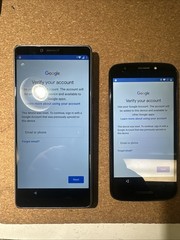 Two Metro phone COOLPAD LEGACY CP3705A & Motorla E5 Play XT1921-3 locked
