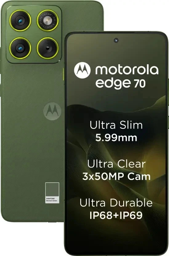 MOTOROLA Moto Edge 70 5G-Ultra-thin Design-Factory Unlocked Dual SIM-8GB 256GB