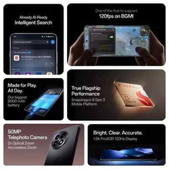 OnePlus 13R Smarter with OnePlus AI (16GB RAM 512GB) Nebula Noir Global Version.