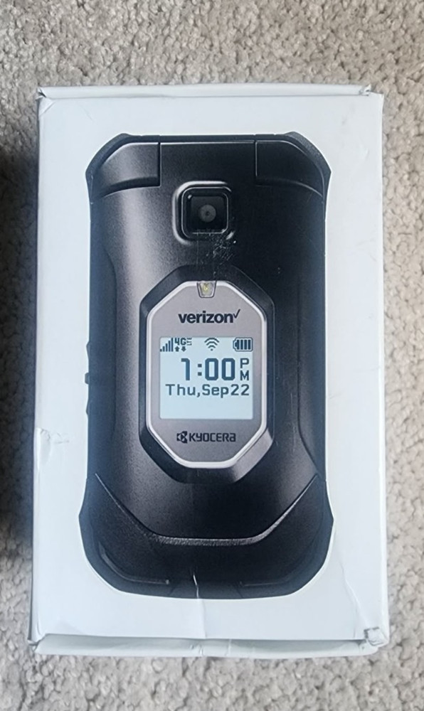 NEW Kyocera DuraXV Extreme+ Verizon Rugged 4G LTE Flip Phone Factory Sealed