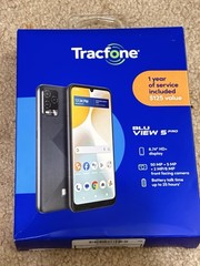 TracFone BLU View 5 Pro 64GB 6.74in HD+ 50MP Triple Camera 4G LTE Black