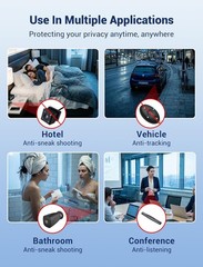 Anti-Spy RF Signal Detector Hidden Camera Bug Finder GSM Audio Tracker Scan