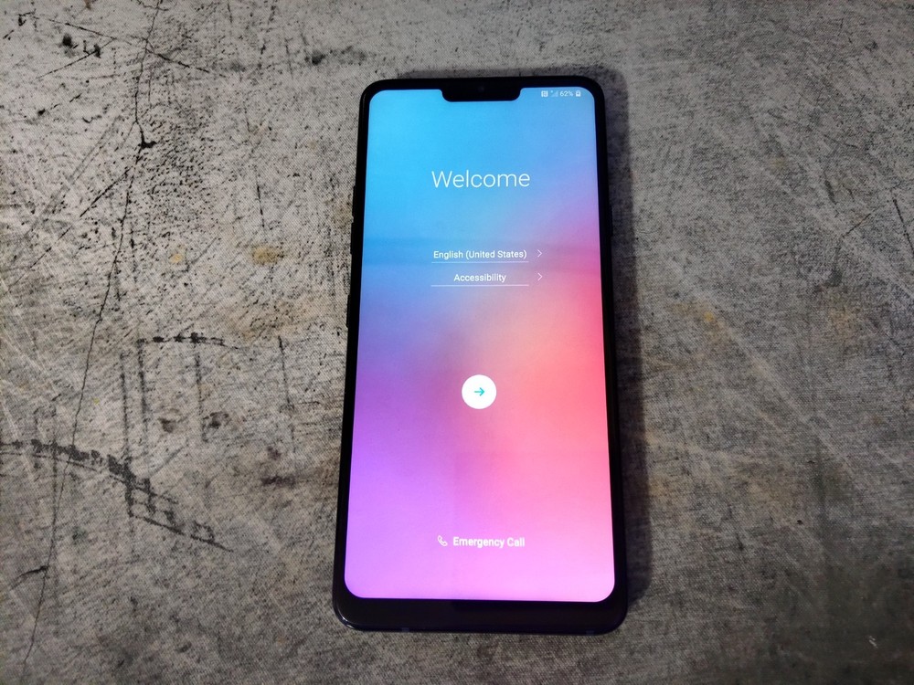 LG G7 ThinQ – 64 GB – Moroccan Blue – Unknown Carrier – Untested Past Setup