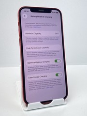 Apple iPhone 12 A2172 128GB (PRODUCT) Red 96% battery health Unlocked device
