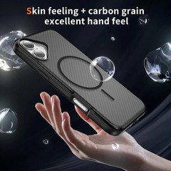 iPhone 17 Case 6.3&Prime; Shockproof Protective Phone Cover Compatible with Mag Safe