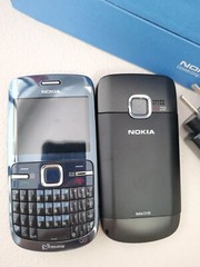 Nokia C Series C3-00 – Navy Blue / Gray unlocked full functional Cellular Phone